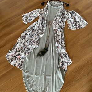 Beautiful Dress and Duster Combo - Boutique